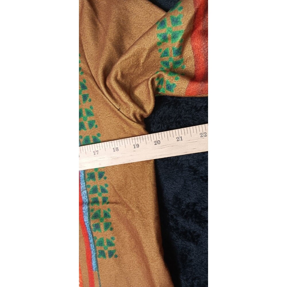 Misslook Hooded Open Front Longline Cardigan Duster Jacket S Boho Festival Folk - Picture 8 of 13